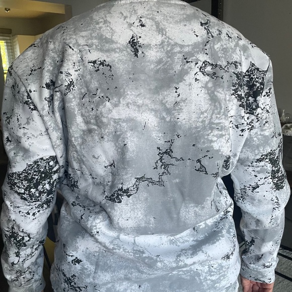 HUGO Dnowcam Sweatshirt in Snow Camouflage print - Picture 4 of 6